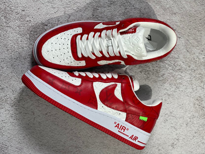 Air Force 1 Low Louis Vuitton White Red